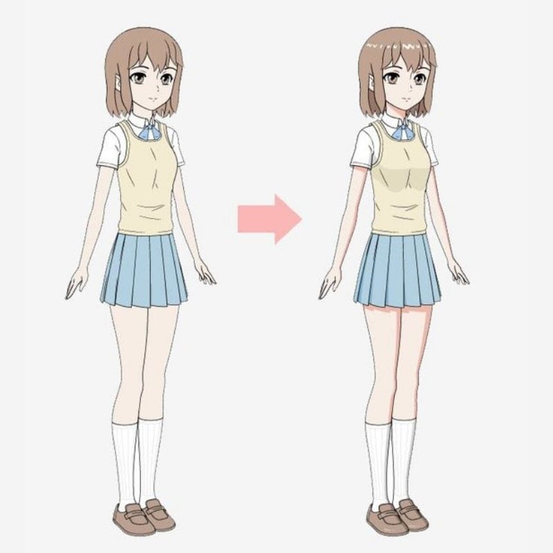 Hướng dẫn cách vẽ trang phục anime nữ đơn giản cho người mới bắt đầu