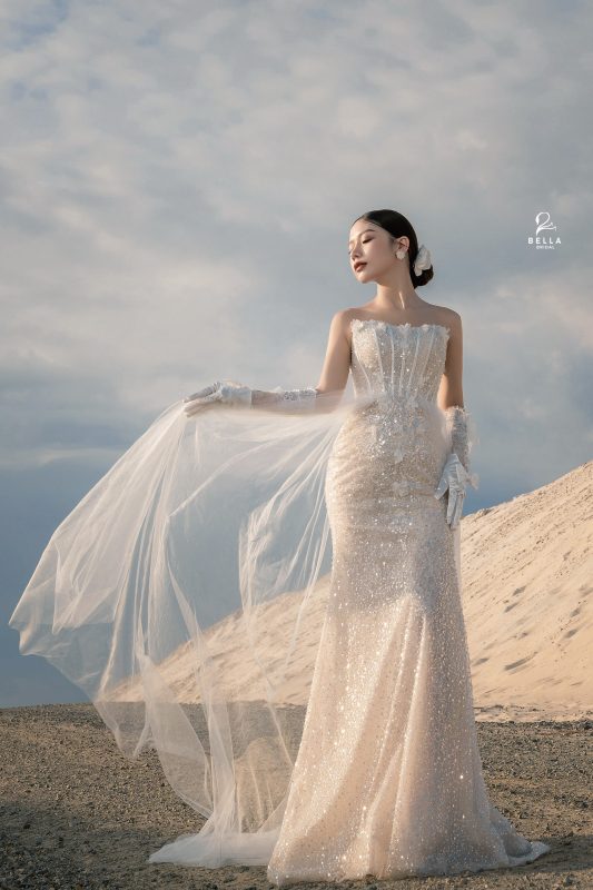 Đạt Villa đặt riêng 4 mẫu váy cưới cho cô dâu Vidhia