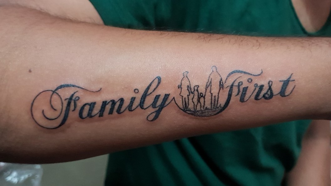 Hình Xăm Chữ Family Is My Life Family Is My Life Tạm Dịch Gia
