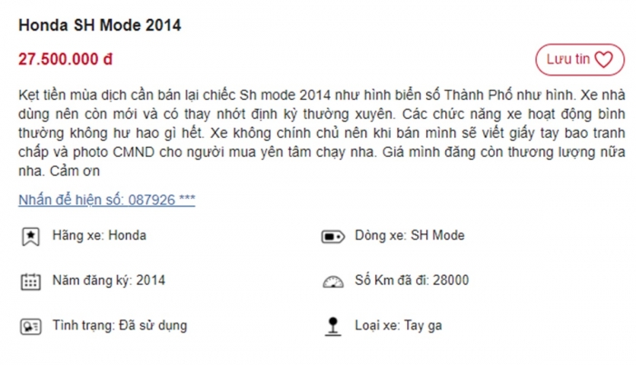 Sh Mode Giá Bao Nhiêu 2014 Bán Honda Sh Mode 2014 Mới Nguyên Xi Màu Đỏ Đen
